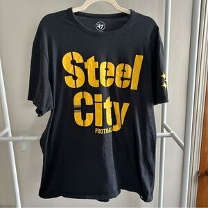 47 Steel City Football Pittsburgh Steelers tee